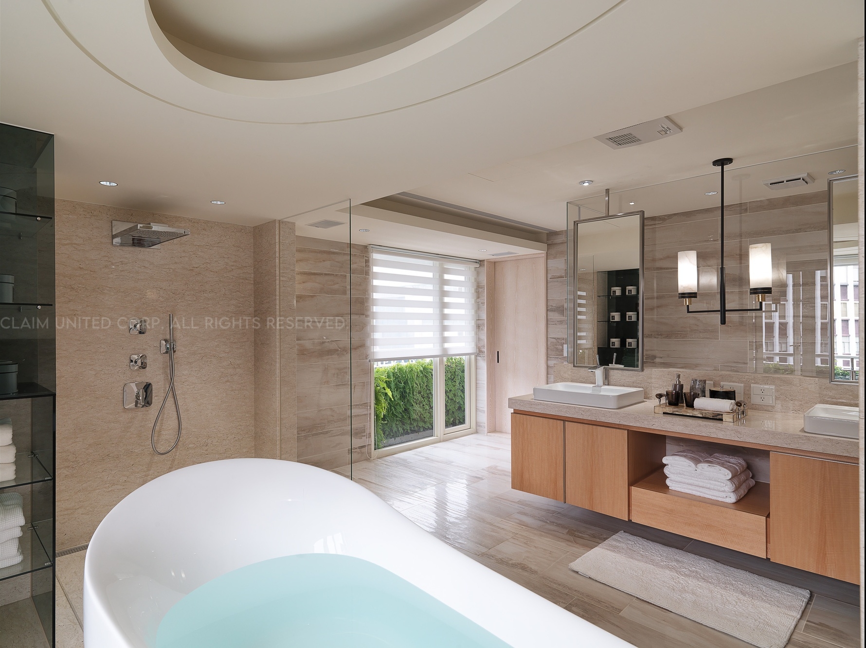 豪宅浴室設計-頂級材質與表面處理選擇